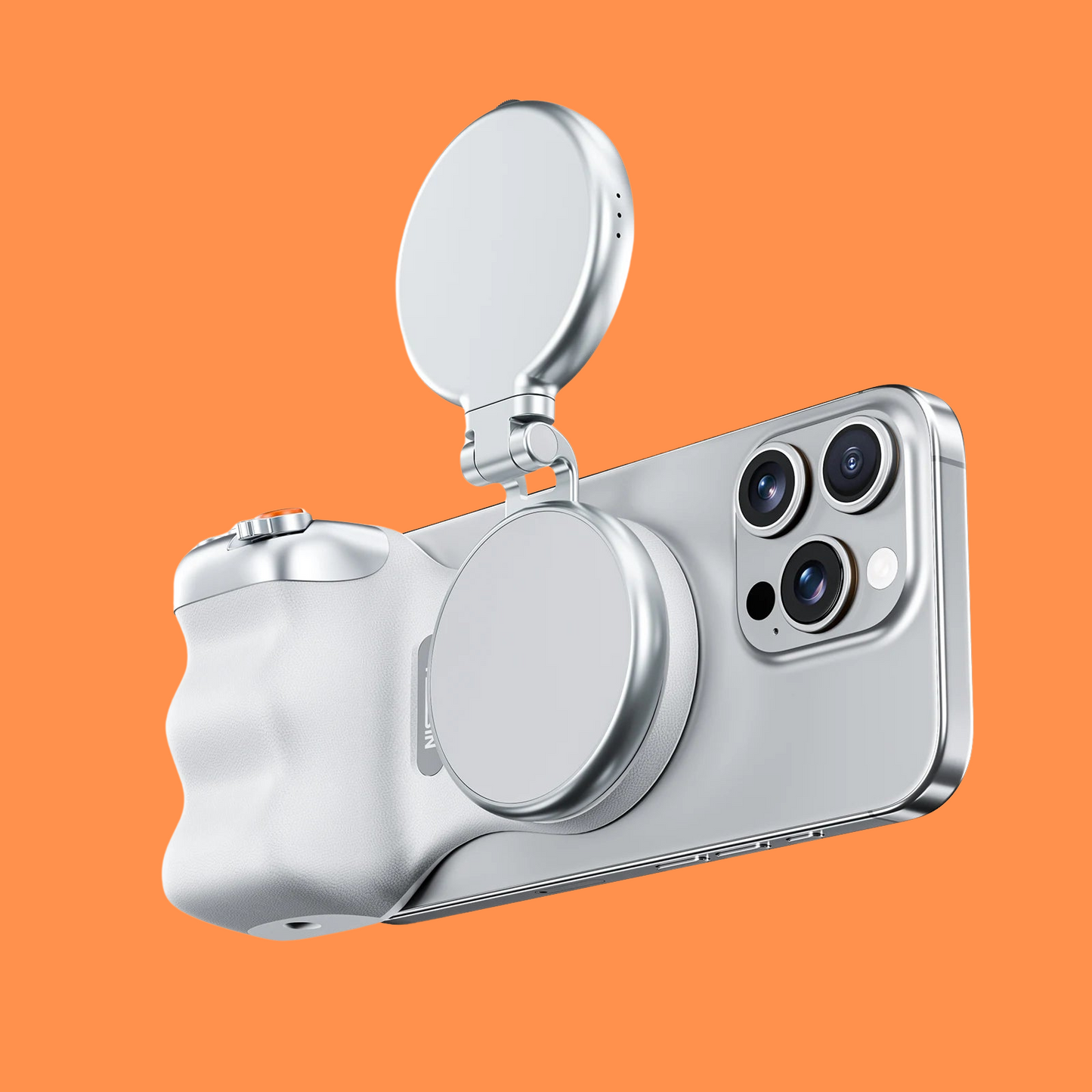 Soporte Magnético con Agarre Ergonómico y Control Remoto para Fotografía y Video Móvil